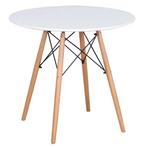 Ronde Eettafel Ø80 cm – Houten Poten & Scandinavisch Design, Verzenden, Nieuw