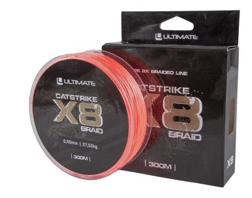 Ultimate Catstrike X8 Braid Meerval Lijn 0.50mm/38.83kg, Watersport en Boten, Hengelsport | Algemeen, Vislijn, Nieuw, Verzenden