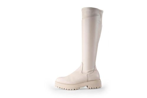 Posh By Poelman Laarzen in maat 37 Beige | 10% extra korting, Kleding | Dames, Schoenen, Beige, Zo goed als nieuw, Hoge laarzen
