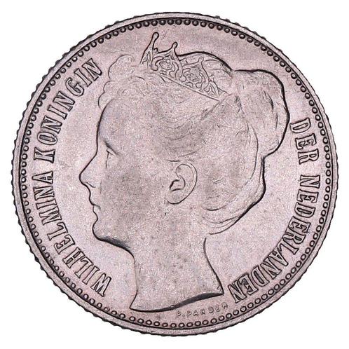 ½ Gulden 1905-1908 Wilhelmina ZFr+, Postzegels en Munten, Munten | Nederland, Verzenden