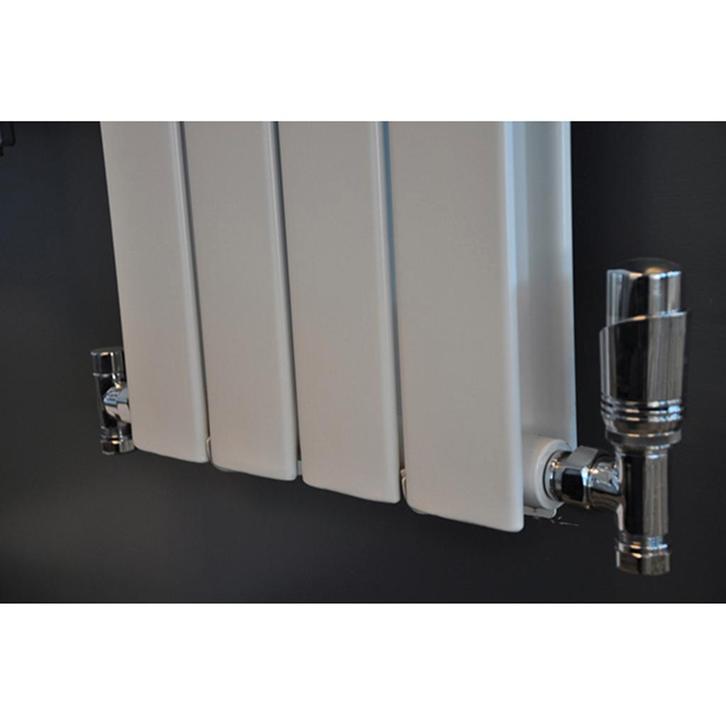 Wiesbaden Luxe Thermostatische Radiator Aansluitset Haaks, Doe-het-zelf en Verbouw, Verwarming en Radiatoren, Nieuw, Ophalen of Verzenden