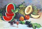 Eniko Esposito (1942-2009) - Natura morta con bicchiere