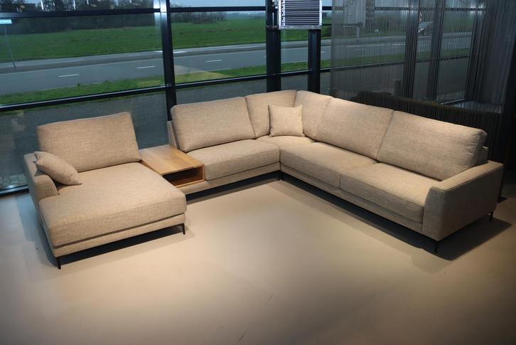 Cartel Living Hoekbank Flex in Ploegstof Mida topkwaliteit., Huis en Inrichting, Banken | Bankstellen, Hoekbank, Nieuw, Stof, Ophalen of Verzenden