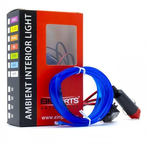 LED Interieur / sfeer verlichting strip - Blauw - 2 Meter, Auto diversen, Auto-accessoires, Nieuw, Verzenden