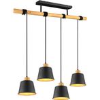 LED Hanglamp - Hangverlichting - Trion Hittal - E27 Fitting, Ophalen of Verzenden, Nieuw, Metaal