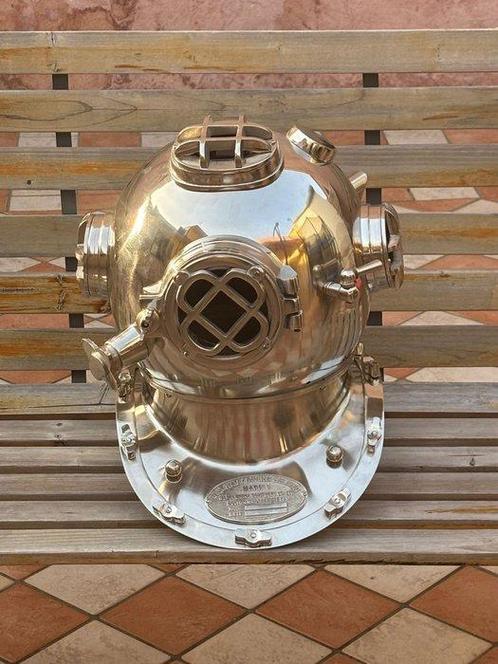 Duikhelm - Chroom, Staal, nikkel - XXl Marina Verenigde, Antiek en Kunst, Curiosa en Brocante