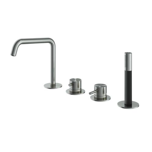 Uitloop Bad en Wastafel Hotbath Archie 15 cm Geborsteld, Doe-het-zelf en Verbouw, Sanitair, Kraan, Nieuw, Ophalen of Verzenden