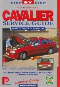 Porter manuals: Vauxhall Cavalier: service guide & owners, Boeken, Taal | Engels, Gelezen, Verzenden