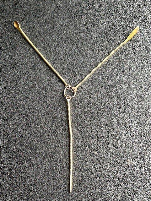 Medisch instrument - 18 kt goud - tandhygiëne tandarts set, Antiek en Kunst, Antiek | Overige Antiek