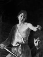 European school (XX), after Caravaggio - David con la cabeza