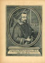 Portrait of Valerius Andreas, Antiek en Kunst, Kunst | Etsen en Gravures