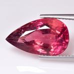Paars, Roze Toermalijn - 7.74 ct - International Gemological, Nieuw