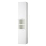 Badkamerkast Differnz Fabulous 33x35x180 cm MDF Wit, Ophalen of Verzenden, Nieuw, Bad