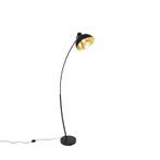 Scandinavische booglamp zwart met goud - Recife, Huis en Inrichting, Lampen | Vloerlampen, Nieuw, Overige stijlen