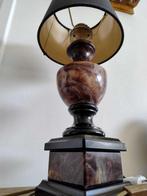 Tafellamp - Hout, Marmer - Marble Base Urn Tablelamp