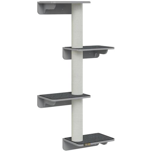 TRUUSK Wandkrabpaal Katten-Klimmuur 66x28x137cm, Wandmontage, Dieren en Toebehoren, Katten-accessoires, Nieuw, Verzenden