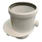 Intergas rookgasafvoer adapter 80mm (090537), Ophalen of Verzenden, Nieuw