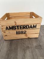 Fruitkisten “Amsterdam 1982” 50x40 hoogte 30cm, Minder dan 50 cm, 50 tot 100 cm, Nieuw, Ophalen of Verzenden