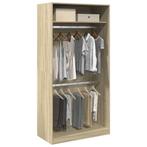vidaXL Kledingkast 100x50x200 cm bewerkt hout sonoma, Verzenden, Nieuw