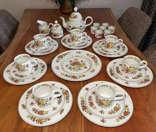 Villeroy & Boch - Koffieservies (36) - Porselein - Zomerdag, Antiek en Kunst, Antiek | Meubels | Tafels