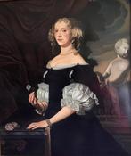 Europese school (XX) - Portret van een adellijke dame., Antiek en Kunst, Kunst | Schilderijen | Klassiek