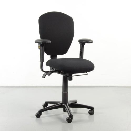 Rohde & Grahl Ergonom bureaustoel, zwart, 2D armleggers,, Zakelijke goederen, Kantoor en Winkelinrichting | Kantoormeubilair en Inrichting