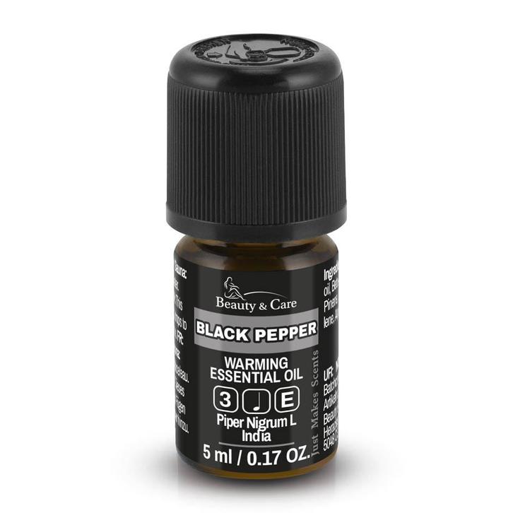 Beauty & Care Zwarte Peper etherische olie 5 ml.  new, Sport en Fitness, Gezondheidsproducten en Wellness, Aroma, Nieuw, Ophalen of Verzenden