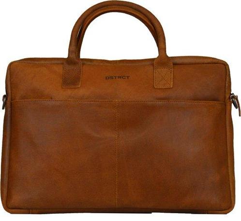 DSTRCT Limited Laptoptas - 17 inch - Cognac, Sieraden, Tassen en Uiterlijk, Tassen | Schoudertassen, Verzenden