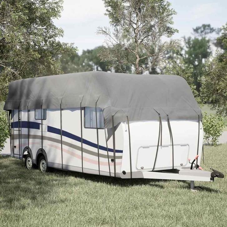 vidaXL Caravan dakbedekking 700x300 cm vliesvlies grijs, Auto diversen, Auto-accessoires, Nieuw, Verzenden