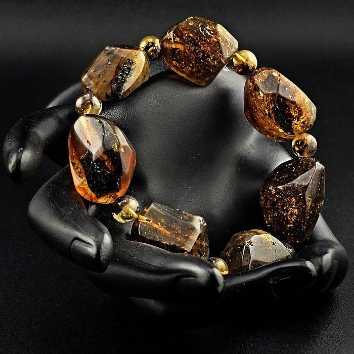 Barnsteen - Premium Baltic Amber Nugget Bracelet • Polished, Antiek en Kunst, Curiosa en Brocante