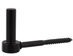 Schroefduim 13 cm zwart met draaipen 16 mm, Ophalen of Verzenden, Nieuw