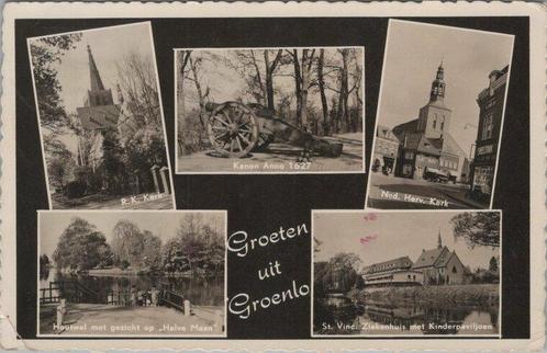GROENLO - Meerluik Groeten uit Groenlo, Verzamelen, Ansichtkaarten | Nederland, Verzenden