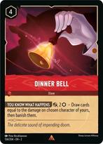 [134/204][S2] - DINNER BELL ENG FOIL [M/NM], Verzamelen, Disney, Verzenden, Nieuw