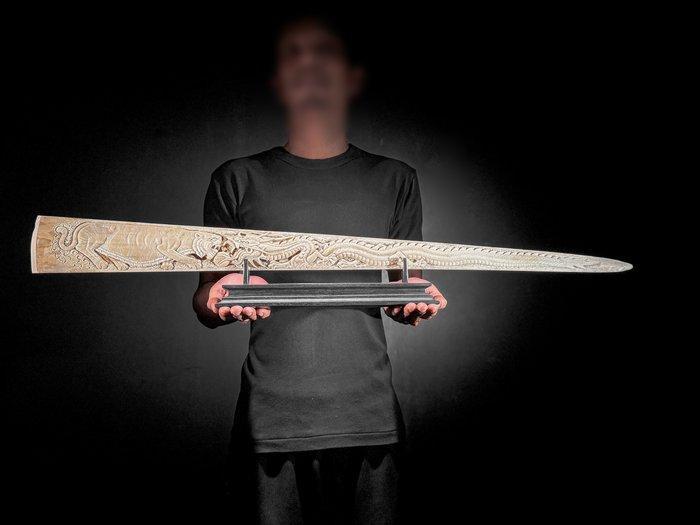 GEEN VEILINGSGRENSTEM - Prachtige grote gepatineerde, Antiek en Kunst, Kunst | Designobjecten