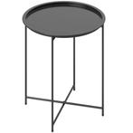 TRUUSK Bijzettafel Inklapbaar Tuintafel Ø46 X 50 Cm Rond Wee, Verzenden, Nieuw