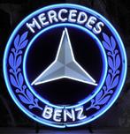 Mercedes-Benz Logo Neon Verlichting 70 cm - Blauw, Wit, Ophalen, Gebruikt