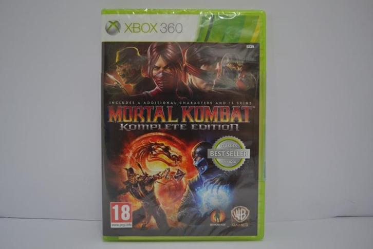 Mortal Kombat Komplete Edition - SEALED (360), Spelcomputers en Games, Games | Xbox 360, Zo goed als nieuw, Verzenden