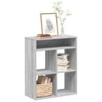 vidaXL Boekenkast 66x31x80 cm bewerkt hout grijs sonoma, Verzenden, Nieuw, Overige houtsoorten