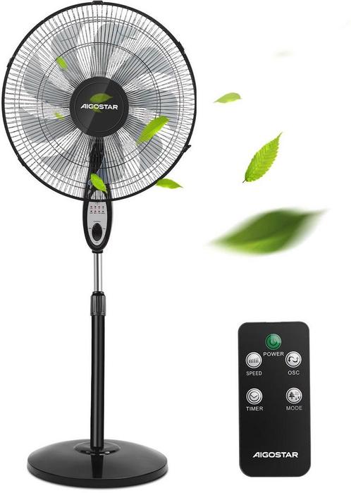 Aigostar Carr - Statiefventilator - 9 bladen - Ventilator, Huis en Inrichting, Overige Huis en Inrichting, Zo goed als nieuw, Verzenden