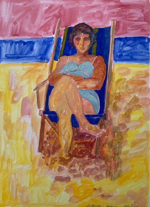 François Szulman (1931-2024) - Portrait de Suzanne à la, Antiek en Kunst, Kunst | Schilderijen | Klassiek