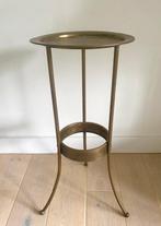 Plantentafel - Messing - Hoge bijzettafel
