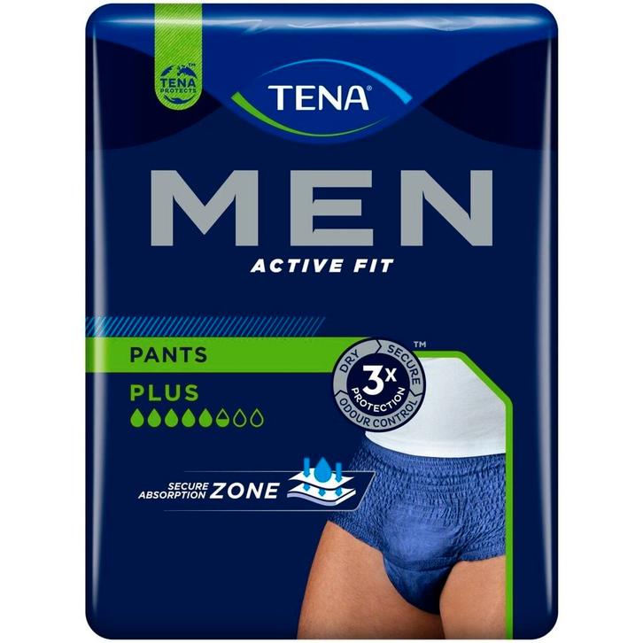 Tena Men Active Fit Pants Plus Incontinentiebroekjes, Diversen, Overige Diversen, Nieuw, Verzenden