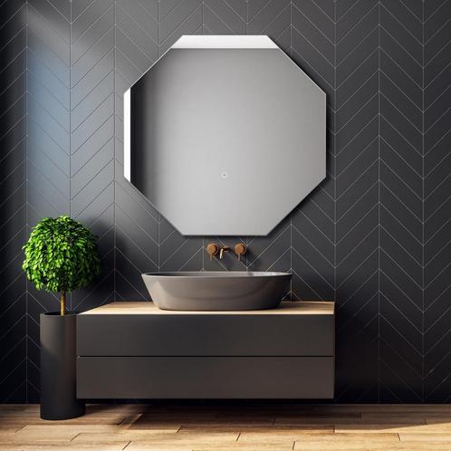 Badkamerspiegel Martens & Meijer Stockholm Hexagon met, Doe-het-zelf en Verbouw, Sanitair, Ophalen of Verzenden
