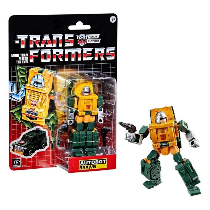 The Transformers Retro G1 Action Figure Autobot Brawn 13 cm, Verzamelen, Film en Tv, Nieuw, Ophalen of Verzenden