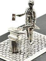 No reserve-Groot model handgemaakte zilveren miniatuur