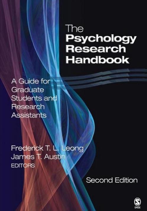 9780761930228 The Psychology Research Handbook, Boeken, Schoolboeken, Zo goed als nieuw, Verzenden