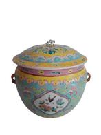 Pot - polychroom porselein - Famille Rose