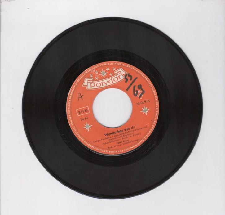Peter Kraus – Wunderbar Wie Du / Hey Du Bist Okay (1-7..., Cd's en Dvd's, Vinyl Singles, Verzenden
