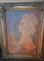 Belgische school (XIX) - Spaanse schone, Antiek en Kunst, Kunst | Schilderijen | Klassiek