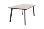 GI Vigo Dining tuintafel 160x90 cm. - Light Teak look, Tuin en Terras, Tuintafels, Verzenden, Nieuw, Rond, Overige materialen